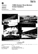 FHWA Highway Noise Barrier Design Handbook 2000