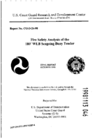 Fire Safety Analysis of the 180 WLB Seagoing Buoy Tender
