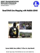 Road Ditch Line Mapping with Mobile LiDAR