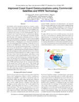 Improved Coast Guard Communications Using Commercial Satellites and WWW Technology