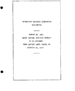 Interstate Commerce Commision Report of the Accident  Investigation Occuring on the MAINE CENTRAL LAMBERT LAKE MAINE