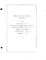 Interstate Commerce Commision Report of the Accident  Investigation Occuring on the BALTIMORE AND OHIO RAILROAD AND PENNSYLVANIA RAILROAD EAST COLUMBUS OH