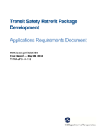Transit safety retrofit package development  applications requirements document