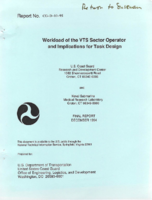 Workload of the VTS Sector Operator And Implications for Task Design