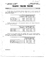 Traffic Volume Trends January 1950