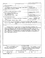A Methodology for Evaluating the Public Involvement Process Used in Project Planning