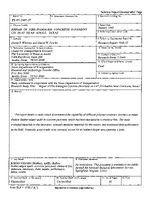 Repair of FireDamaged Concrete Pavement on IH45 Near Angus Texas