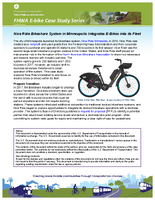 FHWA Ebike Case Study Series Nice Ride Bikeshare System in Minneapolis Integrates EBikes into its Fleet