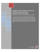Focused Report Implantable Cardioverter Defibrillators ICDs and Cardiac Resynchronization Therapy CRT Implications for Driving a Commercial Motor Vehicle CMV