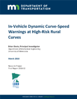 InVehicle Dynamic CurveSpeed Warnings at HighRisk Rural Curves