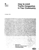 How to Limit Traffic Congestion in Your Community