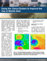 Using the Clarus System to Improve the Use of Mobile Data