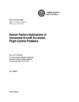Human Factors Implications of Unmanned Aircraft Accidents FlightControl Problems