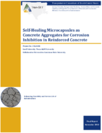 SelfHealing Microcapsules As Concrete Aggregates for Corrosion Inhibition in Reinforced Concrete