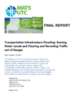 Transportation Infrastructure Flooding Sensing Water Levels and Clearing and Rerouting Traffic out of Danger