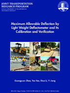 Maximum Allowable Deflection by Light Weight Deflectometer and Its Calibration and Verification
