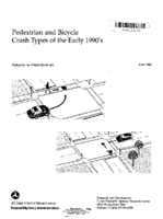 Pedestrian and Bicycle Crash Types of the Early 1990s
