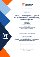 Utilizing a ParticlePacking Approach for an IllinoisSpecific Nonproprietary LowShrinkage UHPC