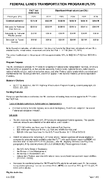 Federal Lands Transportation Program FLTP