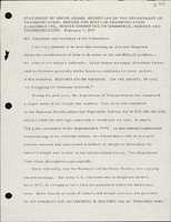 Statement of Brock Adams Secretary of the Department of Transportation before the Surface Transportation Subcommittee Senate Committee on Commerce Science and Transportation