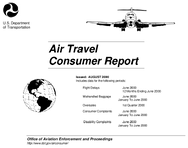 Air Travel Consumer Report August 2000