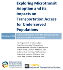 Exploring Microtransit Adoption and Its Impacts on Transportation Access for Underserved Populations
