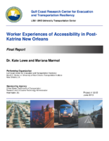 Worker experiences of accessibility in postKatrina New Orleans