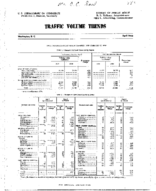 Traffic Volume Trends April 1960