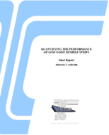 Quantifying the Performance of LowNoise Rumble Strips