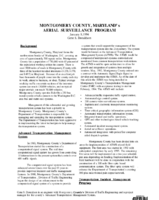 Montgomery County Marylands Aerial Surveillance Program