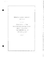 Interstate Commerce Commision Report of the Accident  Investigation Occuring on the PENNSYLVANIA RAILROAD JOHNSTOWN PA
