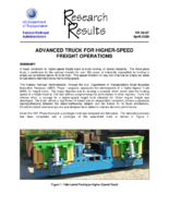 Advanced Truck for HigherSpeed Freight Operations