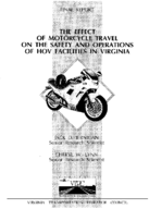 The effect of motorcycle travel on the safety and operations of HOV facilities in Virginia
