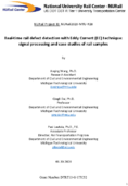 RealTime Rail Defect Detection with Eddy Current EC Technique Signal Processing and Case Studies of Rail Samples