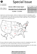 Special Issue  Weekly Traffic Volume Report Interstate Travel for Week No 28