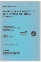 Progress on the Ram Wing Concept with Emphasis on Lateral Dynamics
