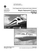 Maglev deployment program  final programmatic environmental impact statement volume 2