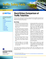Traffic Safety Facts 2018 Data RuralUrban Comparison of Traffic Fatalities