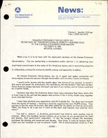 Remarks Prepared for Delivery by Secretary of Transportation Elizabeth Hanford Dole to the Kansas Extension Homemakers