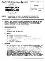 AC 252 Extrapolation of Takeoff and Landing Distance Data Over A Range of Altitude for TurbinePowered Transport Airplanes