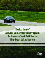 Evaluation of a Rural Demonstration Program to Increase Seat Belt Use in the Great Lakes Region