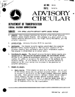 AC 602L 1974 Annual Aviation Mechanic Safety Awards Program