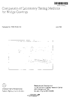 Comparison of Laboratory Testing Methods for Bridge Coatings