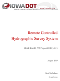 Remote Controlled Hydrographic Survey System