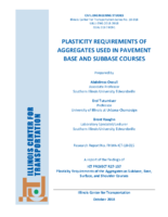 Plasticity Requirements of Aggregates Used in Pavement Base and Subbase Courses