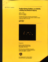 FogEye UV Sensor System  Low Visibility Landing Test Phase IV Report