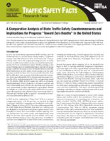 A Comparative Analysis of State Traffic Safety Countermeasures and Implications for Progress Toward Zero Deaths in the United States Traffic Safety Facts  Research Note