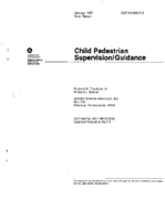 Child Pedestrian SupervisionGuidance