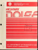 FHWA highway traffic noise prediction model