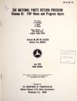 The national parts return program  Volume III  PRP news and program inputs